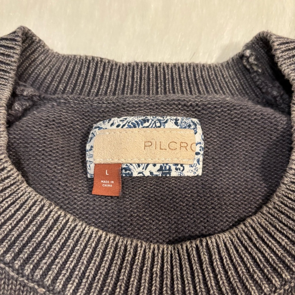Anthropologie Pilcro Monogram Knit Tee - Picture 4 of 5